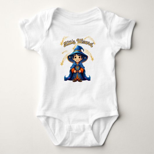 Kleine Tovenaar - Baby Halloween Body Romper (Voorkant)