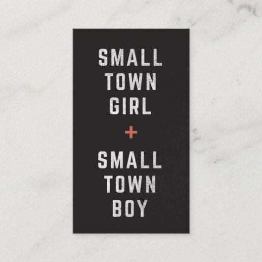 Kleine Town Stag & Doe Ticket -  kleur (Voorkant)