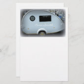 Kleine traangasaanhangwagen briefpapier (Voorkant / Achterkant)