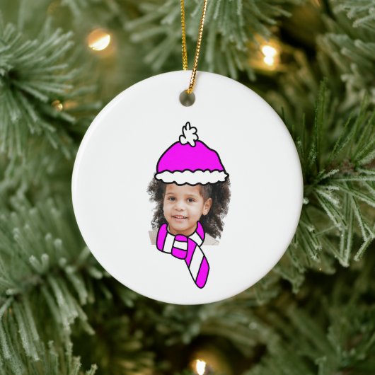kleine Trailblazer Photo Booth Keramisch Ornament (Boom)