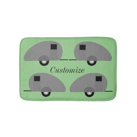 Kleine trappenaanhangwagens Thunder_Cove Badmat (Voorkant)