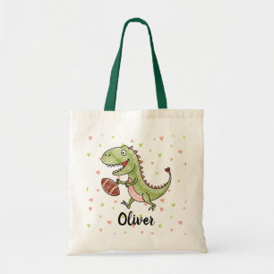 Kleine Trex Speelt American Football Gepersonalise Tote Bag