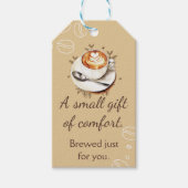 Kleine Troostkado Caffè Latte Cadeaubijslab Cadeaulabel (Voorkant)