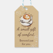 Kleine Troostkado Caffè Latte Cadeaubijslab Cadeaulabel (Achterkant)