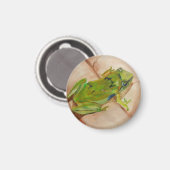 Kleine tropische kikker magneet (Voorkant / Achterkant)