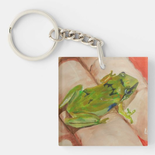 Kleine tropische kikker sleutelhanger (voorkant)