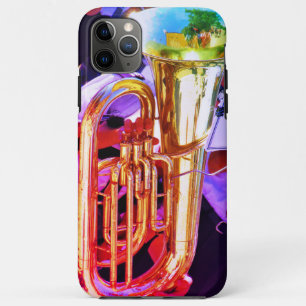 Kleine Tuba reflecteert de brassband Case-Mate iPhone Case