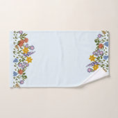kleine tuin bloemen grens bad handdoek (Handdoek)