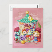 Kleine tuin van de grootste liefde briefkaart (Voorkant / Achterkant)