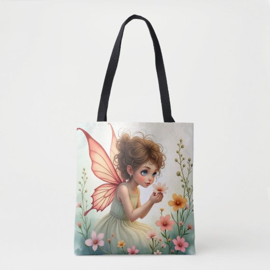 Kleine Tuinfee Boodschappentas Tote Bag (Voorkant)