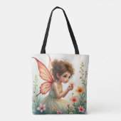 Kleine Tuinfee Boodschappentas Tote Bag (Achterkant)