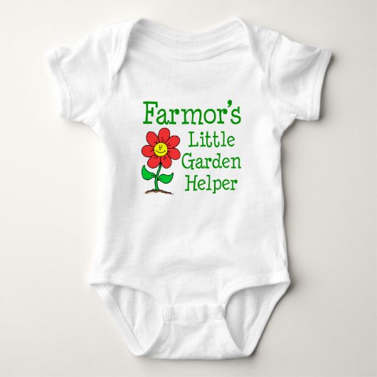 Kleine tuinhelper van Farmor Romper (Voorkant)