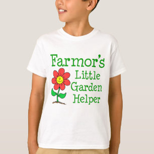 Kleine tuinhelper van Farmor T-shirt