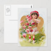 kleine tuinman briefkaart (Voorkant / Achterkant)