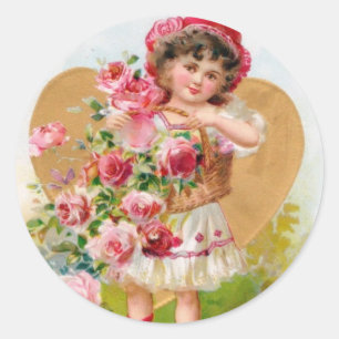 kleine tuinman ronde sticker