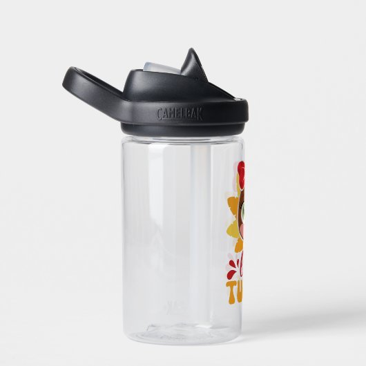 Kleine Turkije Meisje Kinder Thanksgiving Waterfles (Rechts)