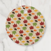 Kleine Turkse Herfst Thanksgiving 1e verjaardag Bedankjes Labels (Achterkant)