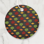 Kleine Turkse Herfst Thanksgiving 1e verjaardag Bedankjes Labels (Achterkant)