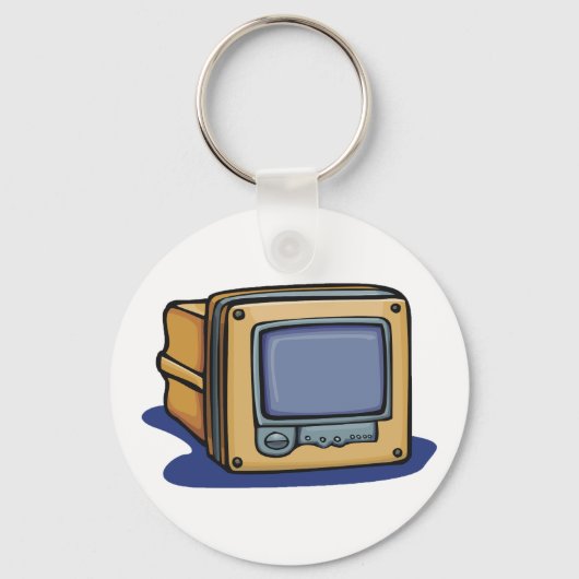 Kleine tv-set sleutelhanger (Achterkant)