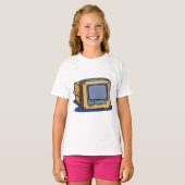Kleine tv-set t-shirt (Voorkant volledig)