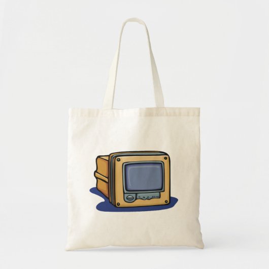 Kleine tv-set tote bag (Voorkant)