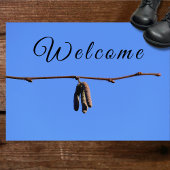 Kleine Twig op Blue Sky Deurmat