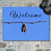 Kleine Twig op Blue Sky Deurmat