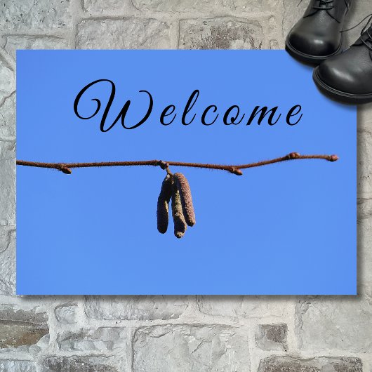 Kleine Twig op Blue Sky Deurmat