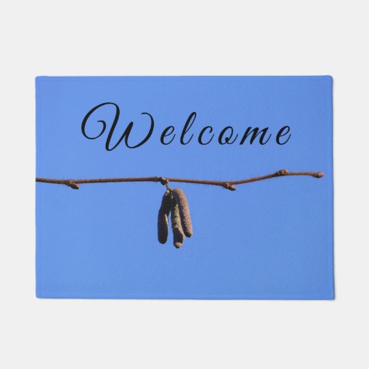 Kleine Twig op Blue Sky Deurmat (Voorkant)