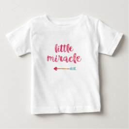 Kleine typografie baby meisjes ruffle shirt wonder
