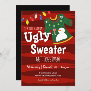Kleine Ugly Sweater haalt kerstfeest bij elkaar Kaart