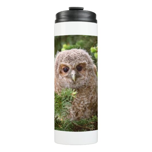 Kleine uil 11 thermosbeker (Voorkant)