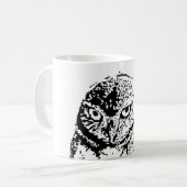 kleine uil koffiemok (Voorkant links)