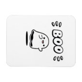 Kleine Uil Minimalistische Stijl Magneet (Horizontaal)