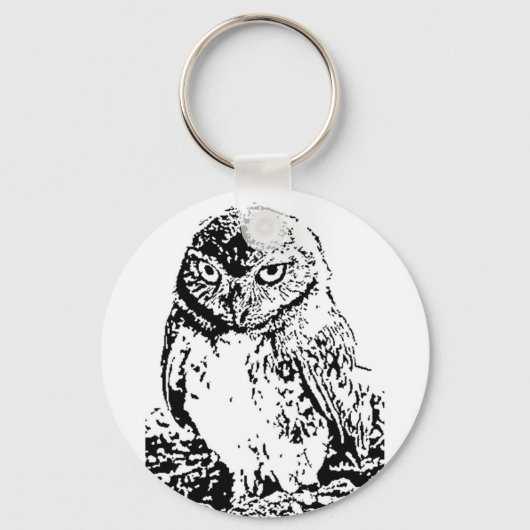 kleine uil sleutelhanger (Voorkant)