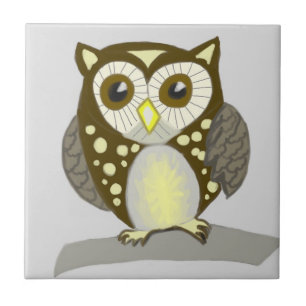 Kleine uil tegeltje