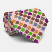 kleine uilvogelgezichten stropdas (Opgerold)