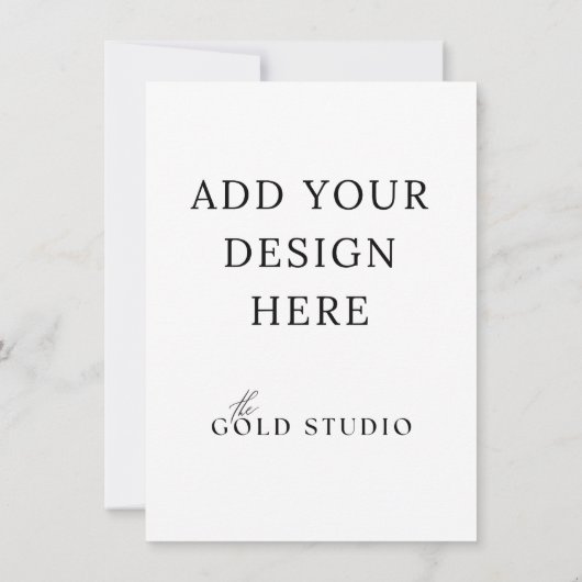 Kleine uitnodiging lege sjabloon (4.5 x 6.25)  (Achterkant)