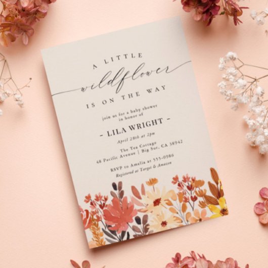 Kleine uitnodiging tot het indienen van Baby showe