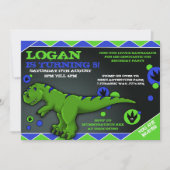 Kleine uitnodiging van Rex Birthday (Voorkant)