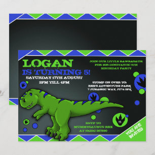 Kleine uitnodiging van Rex Birthday