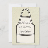 kleine uitnodigingen van de spagetti - partij (Achterkant)