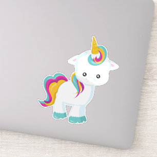 Kleine Unicorn, Cute Unicorn, Magic Unicorn Sticker