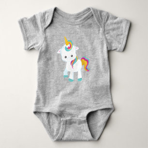 Kleine Unicorn, Cute Unicorn, Magische Unicorn Romper