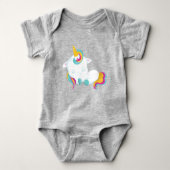Kleine Unicorn, Slapende Unicorn, Magische Unicorn Romper (Voorkant)