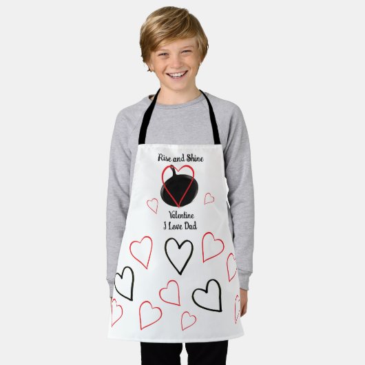 Kleine Valentijn Apron voor de  Lover Schort (Gedragen)