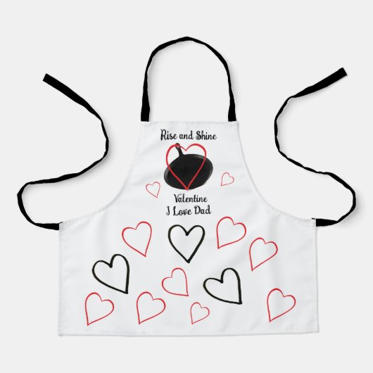 Kleine Valentijn Apron voor de Lover Schort (Voorkant)