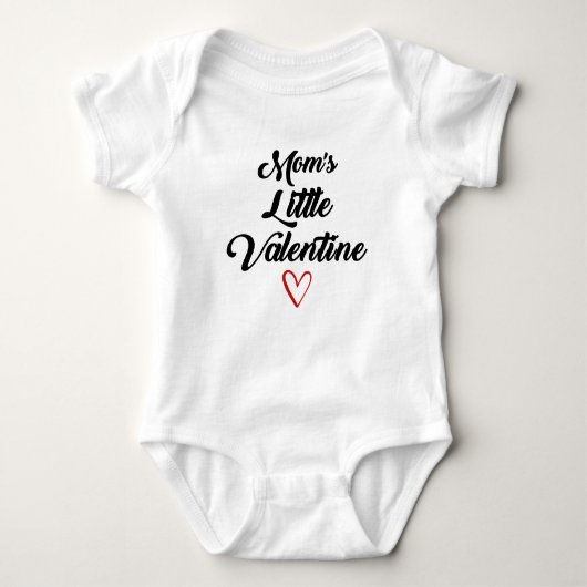 Kleine Valentijn Baby's Eerste Valentijnse B Romper (Voorkant)