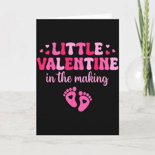 Kleine Valentijn in de maak Valentijnsdag Zwangers Kaart