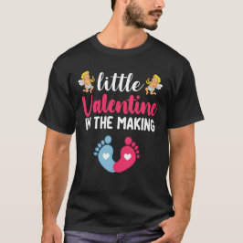 Kleine Valentijn in de maak Zwangerschap Zwanger T-shirt